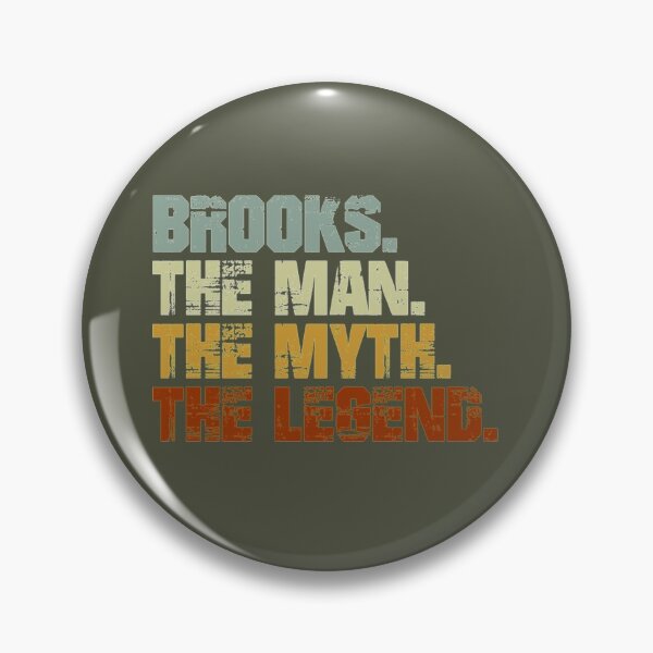 Item preview, Brooks  The Man The Myth The Legend designed and sold by LeahCoun.