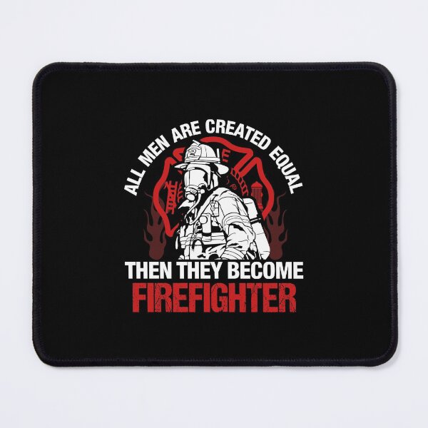 Item preview, All Men Are Created Equal Then They Become Firefighter designed and sold by verdecuddly.