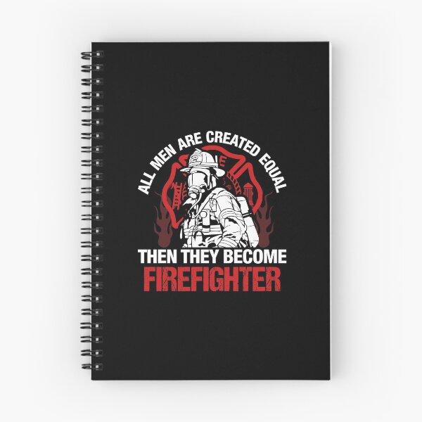Item preview, All Men Are Created Equal Then They Become Firefighter designed and sold by verdecuddly.