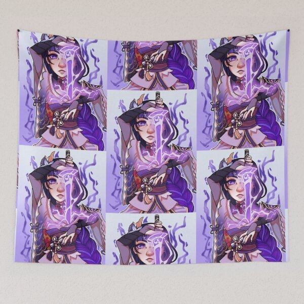 Item preview, Genshin Impact - Raiden Shogun designed and sold by galaxiiacharlie.