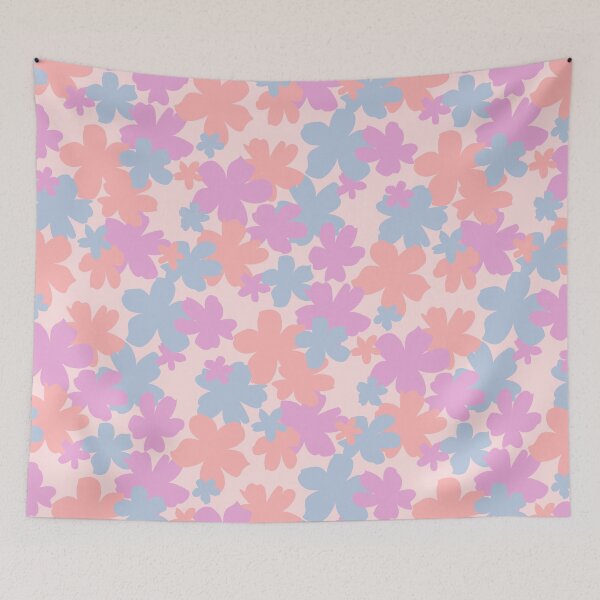 Item preview, Dainty Lavender and Pink Floral Pattern designed and sold by PeachyLitchi.
