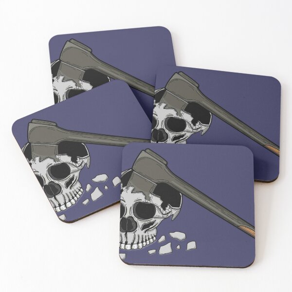Item preview, Axe skull ver 2 designed and sold by Purplepugprints.