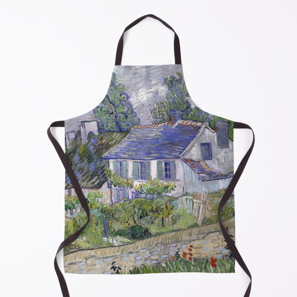 Item preview, Impressionist Painting Houses at Auvers (1890) By Vincent Van Gogh designed and sold by Designedbysm.