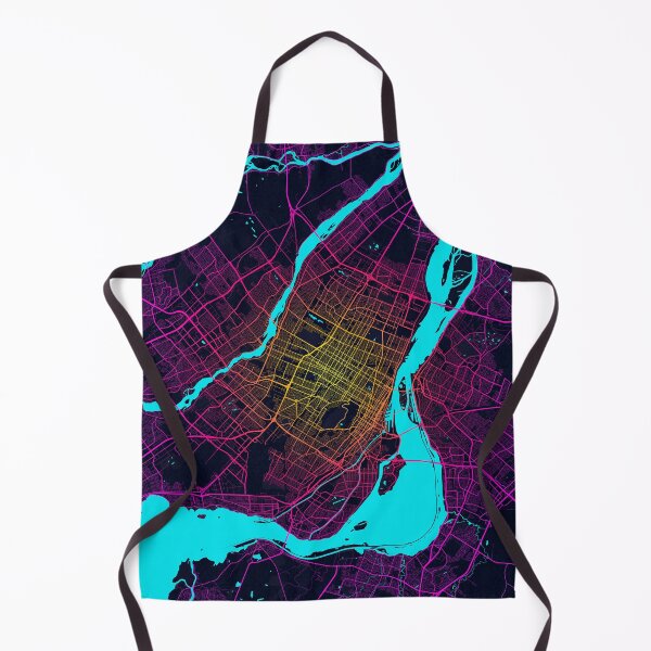 Item preview, Montreal City Map of Canada - Neon designed and sold by deMAP.