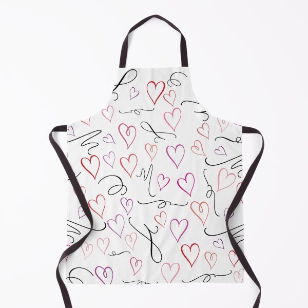 Item preview, Pastel Hearts and Black Swirls - Modern Valentine's Day Design designed and sold by infinitygrafix.