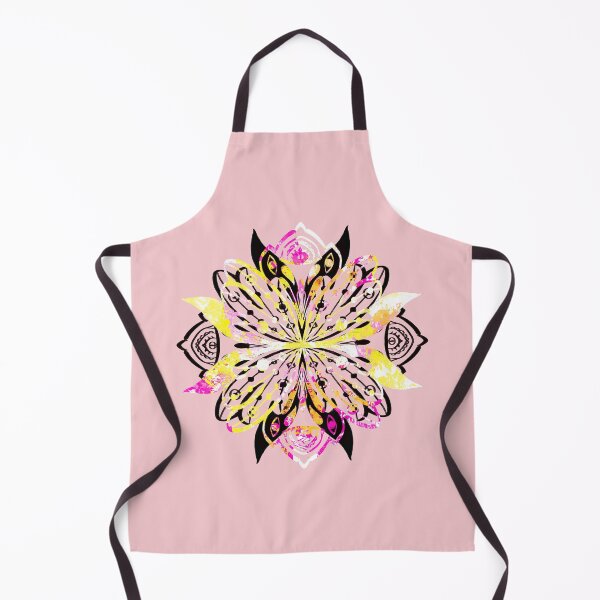 Item preview, Black yellow pink mandala designed and sold by Isabelle-T.
