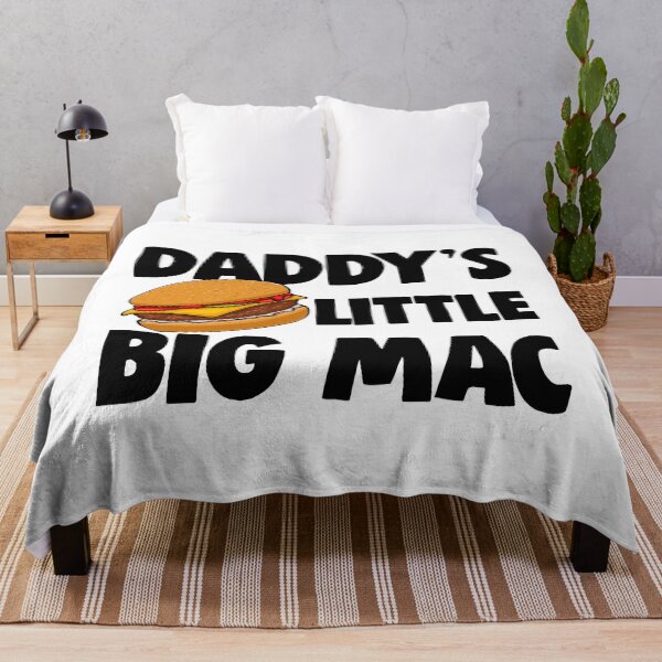 Vista previa del artículo con la obra «El pequeño Big Mac de papá», diseñado y vendido por Bendthetrend.