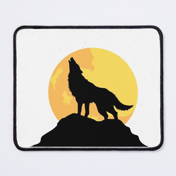 Item preview, beautiful howling wolf art designed and sold by Starlordstore.