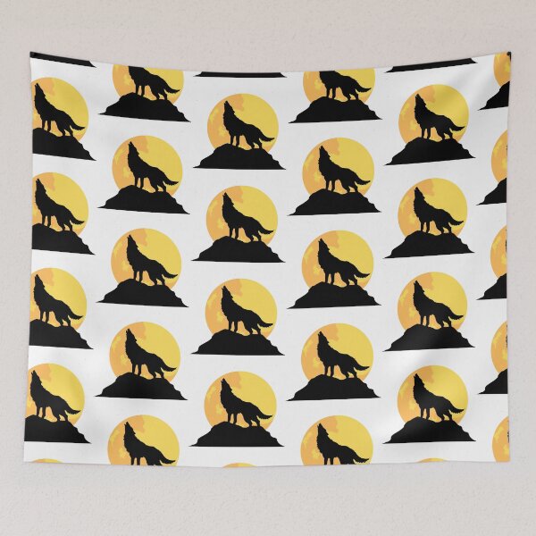 Item preview, beautiful howling wolf art designed and sold by Starlordstore.