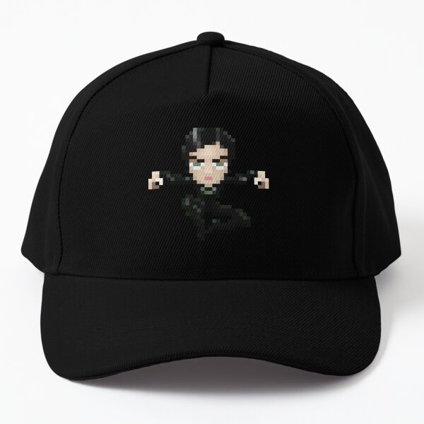 16-Bit Cyberpunk Girl Warrior Baseball Cap