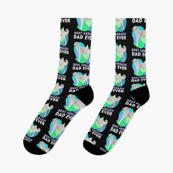 Item preview,  Best akbash dog dad ever new, green and blue background, cute puppy designed and sold by SGS-.