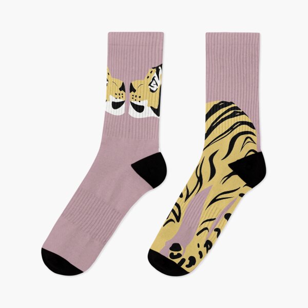 Item preview, Yellow Tiger with Pink background designed and sold by belettelepink.