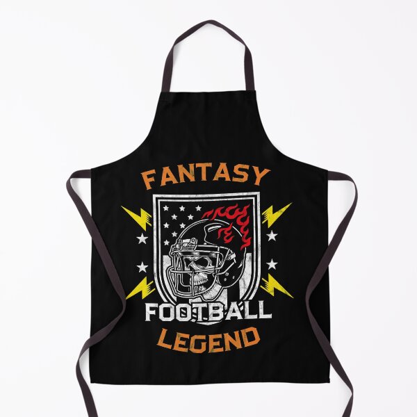 Aperçu de l'œuvre Crâne Fantasy Football Legend Draft Retro Vintage créée et vendue par Dressed For  Duty.