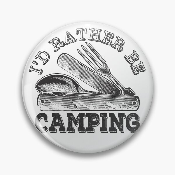 Item preview, I'd Rather Be Camping, Funny Camping T-Shirt designed and sold by Roger-C.