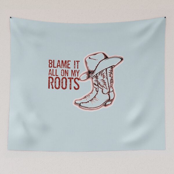 Item preview, Blame it all my Roots in red designed and sold by LeahCoun.