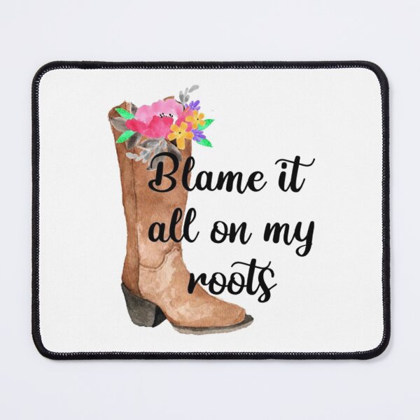 Item preview, Blame It All On My Roots Flowers designed and sold by LeahCoun.
