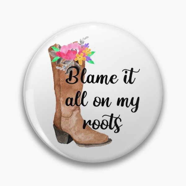 Item preview, Blame It All On My Roots Flowers designed and sold by LeahCoun.