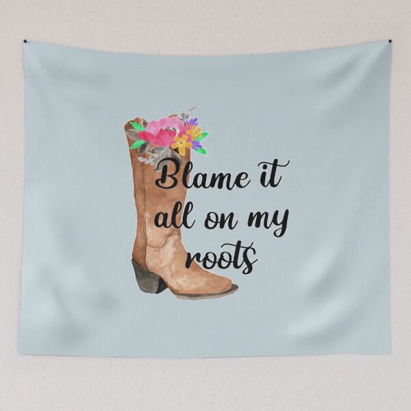 Item preview, Blame It All On My Roots Flowers designed and sold by LeahCoun.