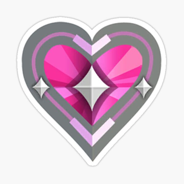 Rang de coeur rose Sticker