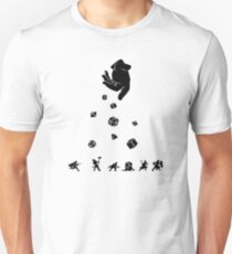 Rocks Fall, Everyone Dice Slim Fit T-Shirt