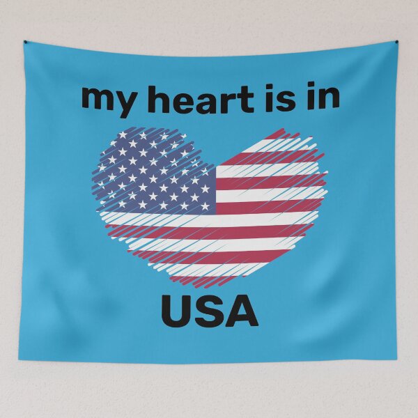 Item preview, LDR, Long Distance Love, My Heart is in USA designed and sold by Koala Designs.