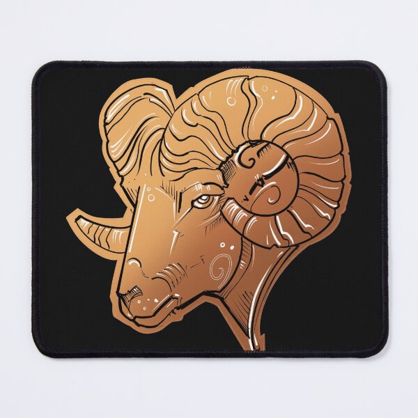 Item preview, Aries zodiac design in brown designed and sold by weilertsen.