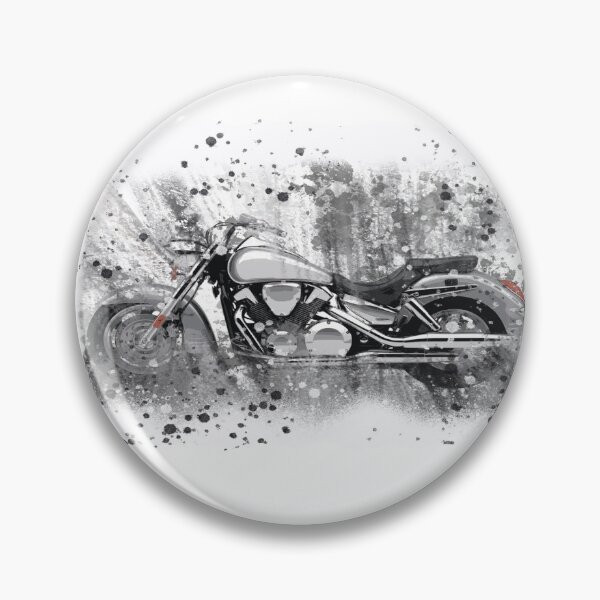 Item preview, Classic Motorcycle Monochromatic Mixed Media  designed and sold by OByD.