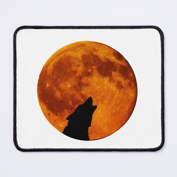 Item preview, Wolf howling at moon, Wolf howling, Wolf wallpaper designed and sold by Starlordstore.