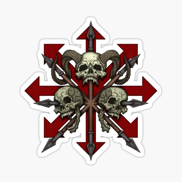 Chaos Star - Azhmodai 22 Sticker