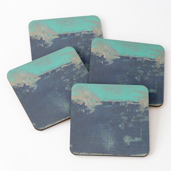 Item preview, Blue And Teal Art Painting  designed and sold by Elena Ray.