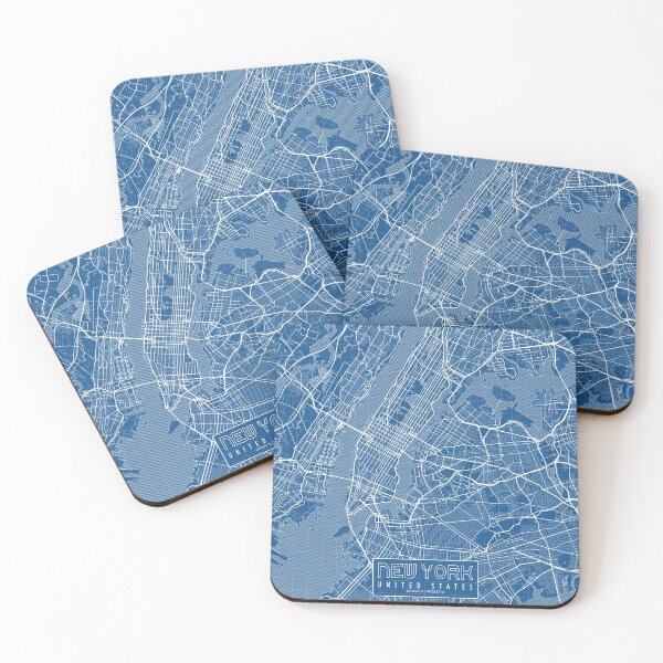 Item preview, New York City Map of the USA - Blueprint designed and sold by deMAP.