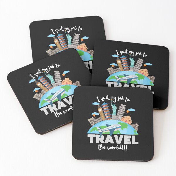 Item preview, Quit my job to travel the world. designed and sold by JockArts.