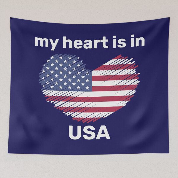 Item preview, LDR, Long Distance Love, My Heart is in USA designed and sold by Koala Designs.