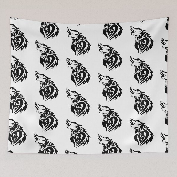 Item preview, howling wolf art designed and sold by Starlordstore.