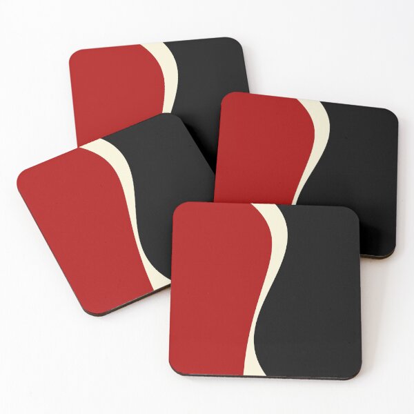 Item preview, Simple Waves 2 - Red & Cream designed and sold by LAEC-Shop.