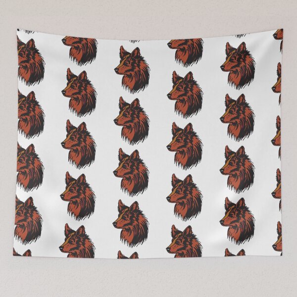 Item preview, vintage wolf art designed and sold by Starlordstore.