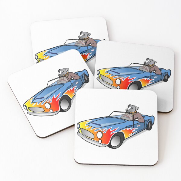 Item preview, Dog Driving a Car designed and sold by veerudesigns.