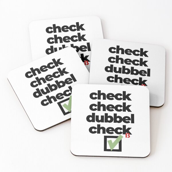 Item preview, check check dubbel check, mooi Brabants  designed and sold by BrabantsBeste.