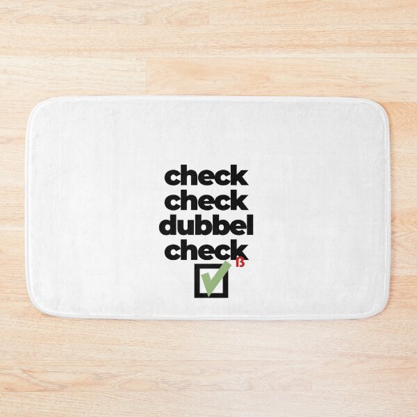 Item preview, check check dubbel check, mooi Brabants  designed and sold by BrabantsBeste.