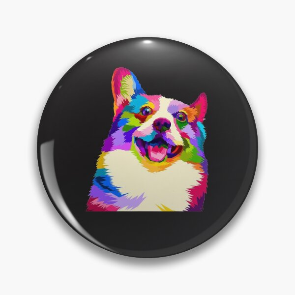 Item preview, Pem Welsh Corgi Colorful Pop Art Portrait for Dog Lovers designed and sold by tranmai.