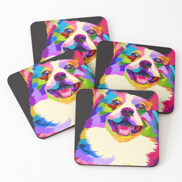 Item preview, Pem Welsh Corgi Colorful Pop Art Portrait for Dog Lovers designed and sold by tranmai.