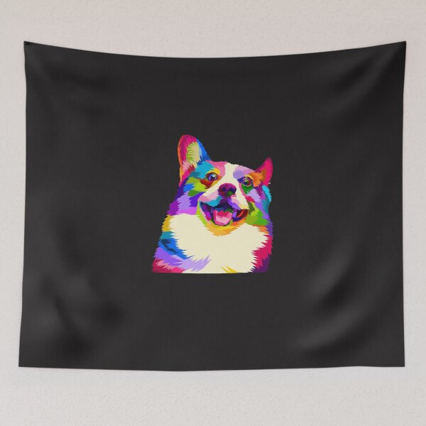 Item preview, Pem Welsh Corgi Colorful Pop Art Portrait for Dog Lovers designed and sold by tranmai.