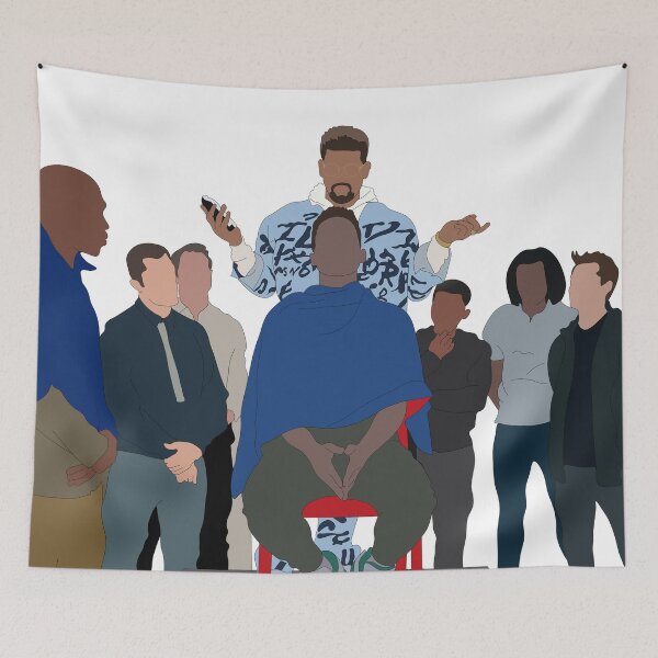 Item preview, The Locker Room Barber designed and sold by Wenby-Weaselbee.
