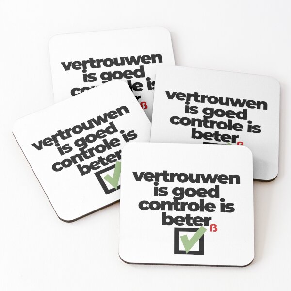 Item preview, vertrouwen is goed, controle is beter, mooi Brabants  designed and sold by BrabantsBeste.