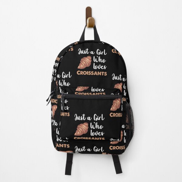 Item preview, Just A Girl Who Loves Croissants designed and sold by SportyDogShop.