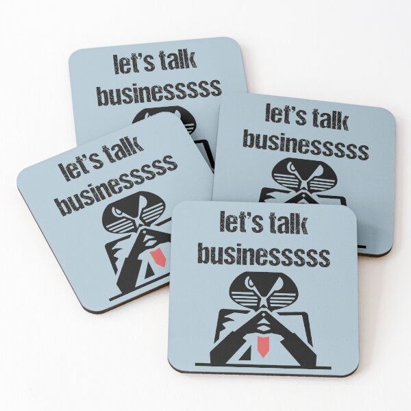 Item preview, lets talk business  designed and sold by Blazing-Art.