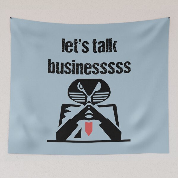 Item preview, lets talk business  designed and sold by Blazing-Art.
