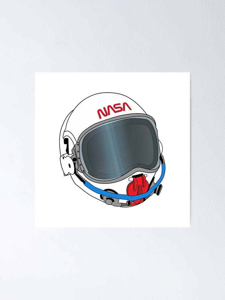 NASA astronaut helmet - high altitude  Poster for Sale by Platform11west
