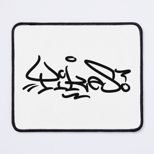 Item preview, Yikes Series Black Graffiti Tag designed and sold by workbytristan.
