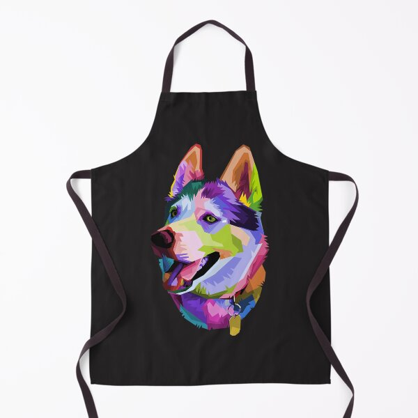 Item preview, Huskie Colorful Pop Art Portrait For Dog Owners Chukcha Sibe designed and sold by tranmai.